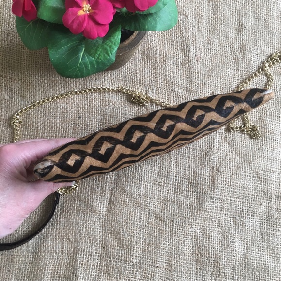 Monserat De Lucca Calf Hair Wristlet Shoulder Bag - Picture 4 of 12